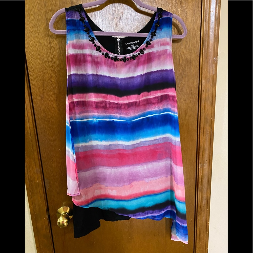Lane Bryant layered blouse, size 18/20